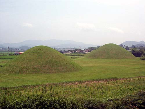 나주 반남고분 전경 